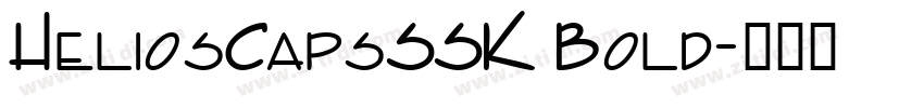 HeliosCapsSSK Bold字体转换